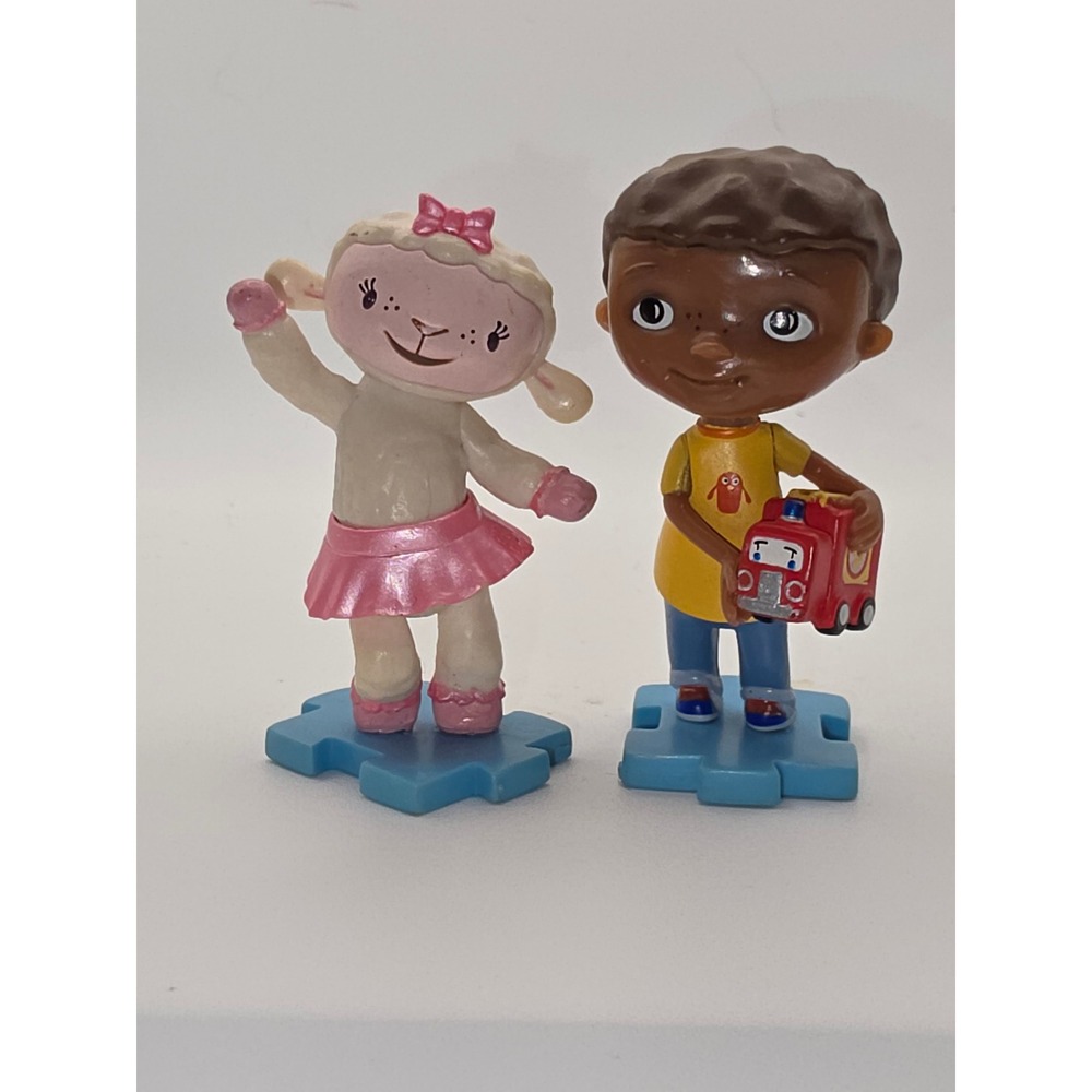 Disney PVC Figures 2in Multicolor Fair Lambie Donny Doc McStuffins
